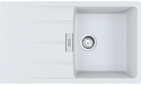 Franke Centro CNG 611/211-86 Αντιστρεφόμενος Polar White Γρανιτένιος Νεροχύτης 50cm