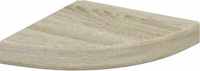 vidaXL Ράφια Τοίχου 2 τεμ. Χρώμα Δρυός 25x25x3,8 εκ. από MDF