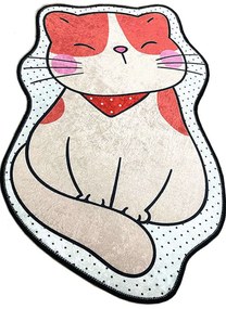 Χαλί Katze Orange-White Conceptum Hypnose 60X90cm
