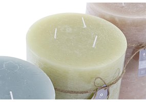 Κερί DKD Home Decor Βανίλια Κερί (3) (3 Τεμάχια)