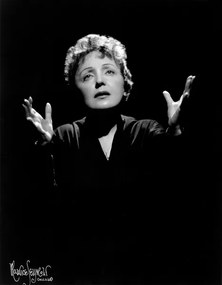 Φωτογραφία Edith Piaf, photographed on 5 September 1955, Seymour, Maurice