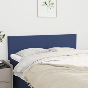 vidaXL Κεφαλάρια Μπλε 144x5x78/88 εκ. Ύφασμα