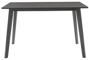 Τραπέζι Benson MDF με καπλαμά  χρώμα rustic grey 120x75x75εκ 120x75x75 εκ.