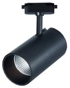 Σποτ Φωτιστικό Μονοφασικής Ράγας 10W 7x17cm IP20 3CCT Inlight-T1-05400-Black-Μαύρο T1-05400-Black