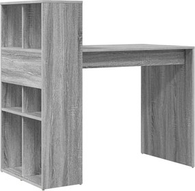 vidaXL Γραφείο Γκρίζο Σονομα 108 x 55 x 103 cm Επεξεργασμένο Ξύλο