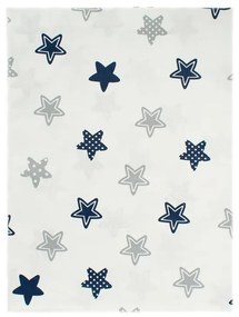 Σεντόνια Παιδικά Σετ 3τμχ Star 102 Blue DimCol Μονό 160x240cm 100% Βαμβάκι