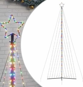 vidaXL Χριστουγεννιάτικο δέντρο LED 789 LED πολύχρωμα 476 εκ.