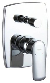 Karag Pearl Μίκτης Μπαταρίας Εντοιχισμού Ντουζιέρας 2 Εξόδων Chrome