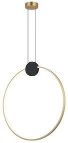 Φωτιστικό Οροφής Μονόφωτο LED Dimmable Zambelis 23094 Gold Matt