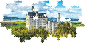 Clementoni Παζλ Panorama High Quality Collection Κάστρο Neuschwanstain 1000 τμχ - Compact Box