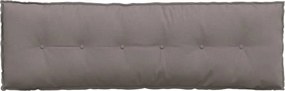 vidaXL Μαξιλάρι Πλάτης Taupe 160 x 19 x 50 εκ ύφασμα