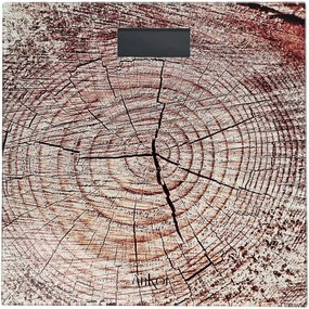 Ζυγαριά Ψηφιακή 840496 30x30x2,5cm Wood Effect Brown Ankor