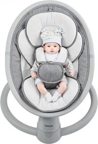VEVOR Baby Swing for Infants 5 Speeds Remote Control Bluetooth Lullabies Cushion