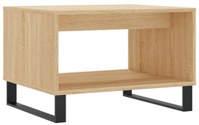 vidaXL Τραπεζάκι Σαλονιού Sonoma Δρυς 60x50x40 εκ. από Επεξεργ. Ξύλο