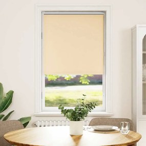 VidaXL Ρολέρ Μπλακάουτ Μπεζ 80x130 cm Πλάτος υφάσματος 75,7 cm