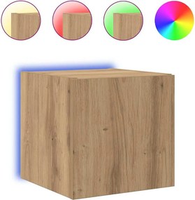 vidaXL Ντουλάπι Τηλεόρασης Τοίχου 30,5 x 35 x 30 cm Επεξεργασμένο ξύλο
