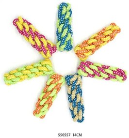 Παιχνίδι σκύλου από σχοινί - 14cm - 12pcs - 550557