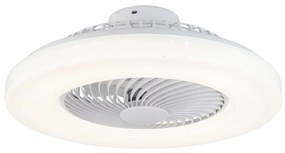 Ανεμιστήρας Οροφής Με Φως LED-Scrirocco-INT 4450lm CCT 60x20cm White Intec Διάμετρος 60cm