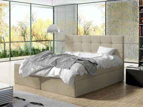 Επενδυμένο κρεβάτι Luanda-160 x 200-Mpez