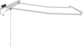 vidaXL Ηλεκτρικό Ανακλινόμενο Κάθισμα Λευκός 3 x 2 m Ατσάλι