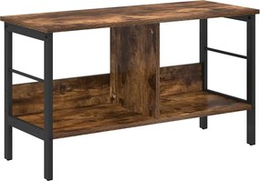 vidaXL Ράφι Βιβλίων 2 επιπέδων 82 x 32 x 47 εκ. Επεξεργασμένο Ξύλο