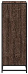 vidaXL Ντουλάπι μπάνιου καφέ δρυς 35x37,5x100 cm