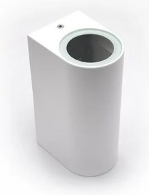 Απλίκα Φωτιστικό Τοίχου 2XGU10 IP54 16x9,2 Lumen-3-07020-Λευκό 3-07020
