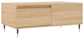 vidaXL Τραπεζάκι Σαλονιού Sonoma Δρυς 90x50x36,5 εκ. Επεξεργασμ. Ξύλο