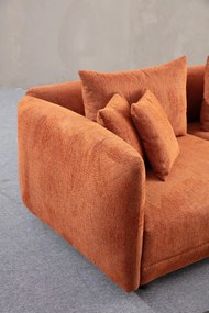Corner Sofa Floransa - Orange Orange