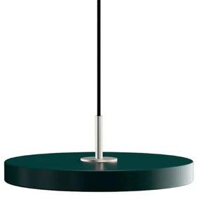 Φωτιστικό Οροφής Asteria Plus Mini Steel 2290C4174 Φ31x10.5cm Led 1200lm 18W 2400-3000k Forest Green Umage