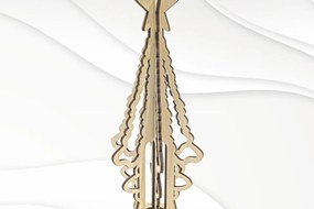 Intra απο ξύλο plywood Χρώμα wenge 3mm-4mm πάχος - Τοπέρ χριστουγεννιάτικου δέντρου, με λέιζερ Δίασταση 182x77 cm INTRAFABR-107336092