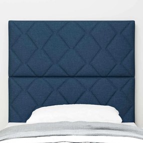 vidaXL Υφασμάτινο Κεφαλάρι Geometric με κεφαλάρι Μπλε 100 cm ύφασμα