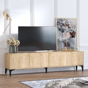 Έπιπλο Τηλεόρασης Δρυς Ζαφείρι NORA 180x35x50