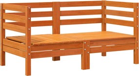 vidaXL Corner Sofa 2 τμχ. Solid Pine Wood Κερί Παλαίωσης Single Unit