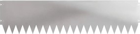 vidaXL Περίγραμμα γκαζόν 10 τμχ. 103 x 25 εκ Stainless Steel Ασημί