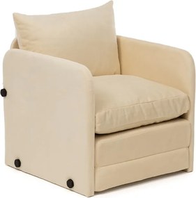 1-Seat Sofa-Bed Saga Single - Cream Cream