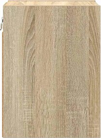 vidaXL Κρεμαστό ντουλάπι με αποθήκευση Δρύς Sonoma 20 x 29,5 x 40 εκ.