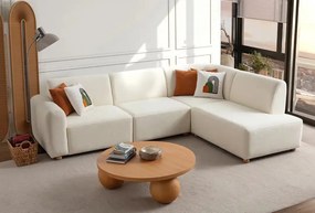 Corner Sofa S-Loft Right - White White