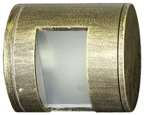 Απλίκα Φωτιστικό Τοίχου Κύλινδρος G9 IP54 12x11 Lumen-3-909871-Ορείχαλκος 3-909871