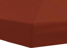 vidaXL Κάλυψη Σκηνής Γκαζebo 6 x 3 m Τερακότα Πολυεστέρας 190