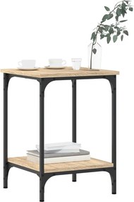vidaXL Τραπεζάκι Σαλονιού Sonoma Δρυς 40 x 40 x 55 εκ. Επεξεργ. Ξύλο