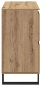 vidaXL Πλαϊνό γραφείο Καφέ 60 x 35 x 70 cm Επεξεργασμένο ξύλο