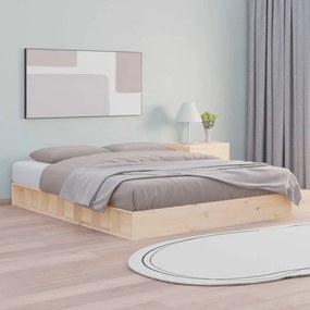 vidaXL Πλαίσιο Κρεβατιού 160 x 200 εκ. από Μασίφ Ξύλο