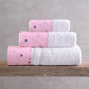 Πετσέτες Blaze (Σετ 3τμχ) Pink Ρυθμός Towels Set 70x140cm 100% Πενιέ Βαμβάκι