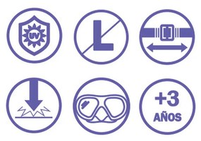 Μάσκα κατάδυσεων Bestway Παιδικά (1 μονάδα)