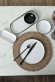 Breakfast Set (18 Pieces) X0001480300000000000000000 Black
White