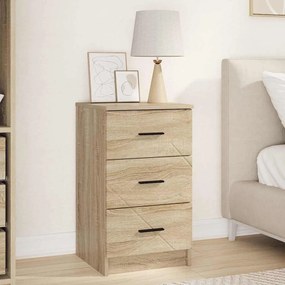 vidaXL Κομοδίνο Sonoma Δρυς 38 x 38 x 66 εκ Επεξεργασμένο ξύλο