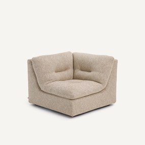 Γωνιακή πολυθρόνα σύνθεσης 90° από μείγμα βαμβακιού, GIULIANO