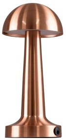 Φωτιστικό Επιτραπέζιο Επαναφορτιζόμενο Coco 76511 Led Φ10cm 22cm Copper GloboStar