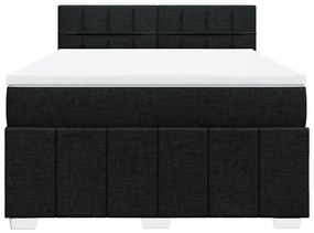 ΚΡΕΒΑΤΙ BOXSPRING ΜΕ ΣΤΡΩΜΑ ΜΑΥΡΟ 160X200 ΕΚ. ΥΦΑΣΜΑΤΙΝΟ 3287121